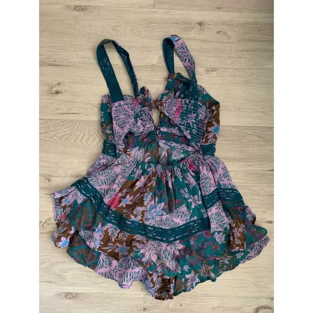 Free People Bali Oletta Romper Size M - Picture 5 of 7